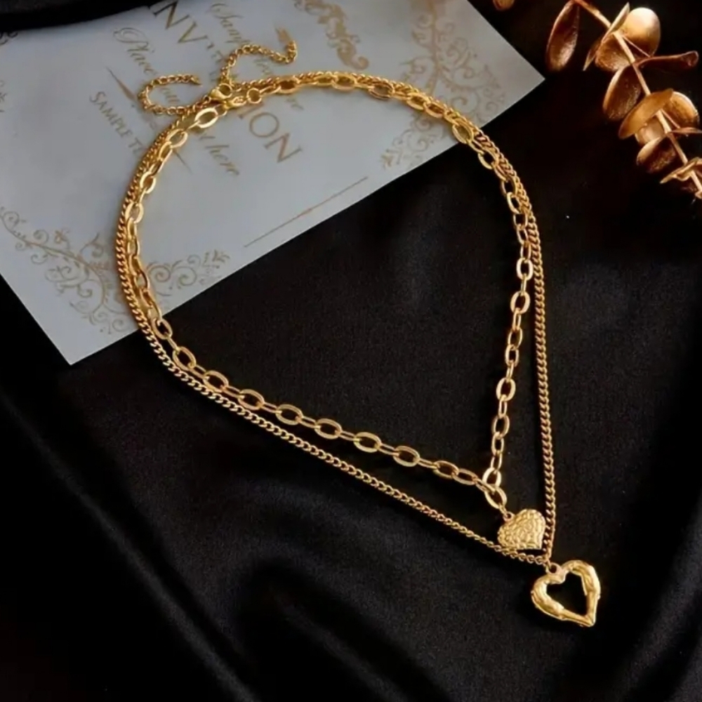 NEW! Layers necklace stainless steel - Picture 6 of 6